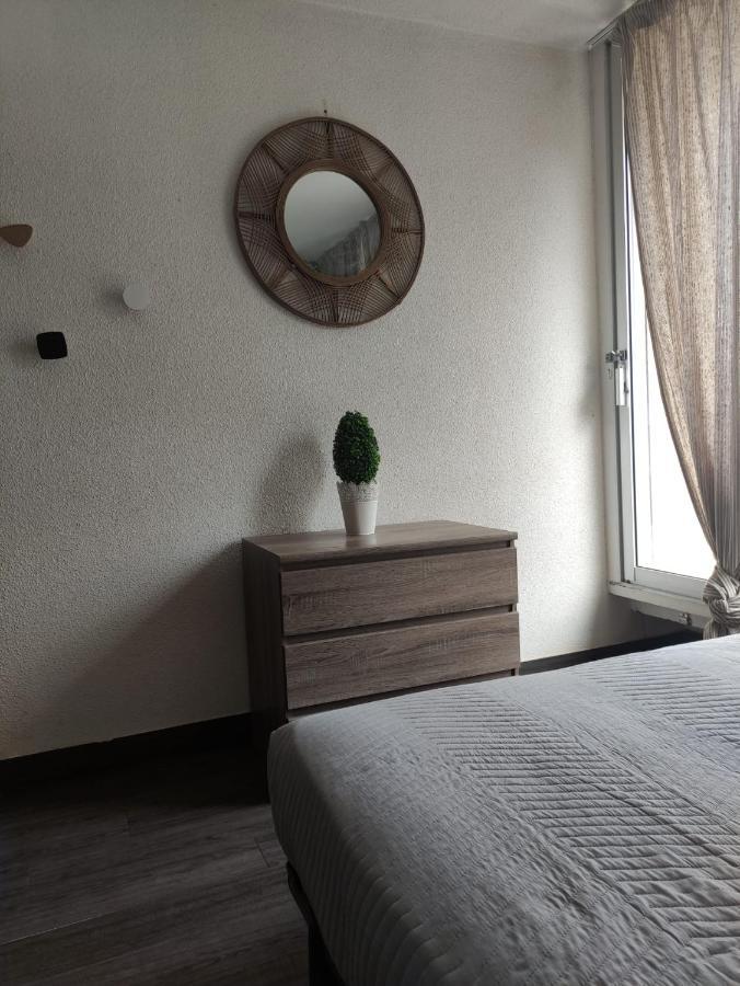 Studio cabine fermée - Vue et accès direct mer Le Barcarès Exterior foto