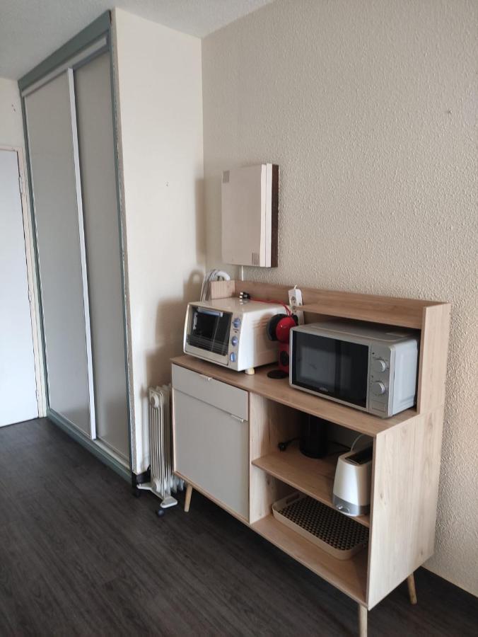 Studio cabine fermée - Vue et accès direct mer Le Barcarès Exterior foto